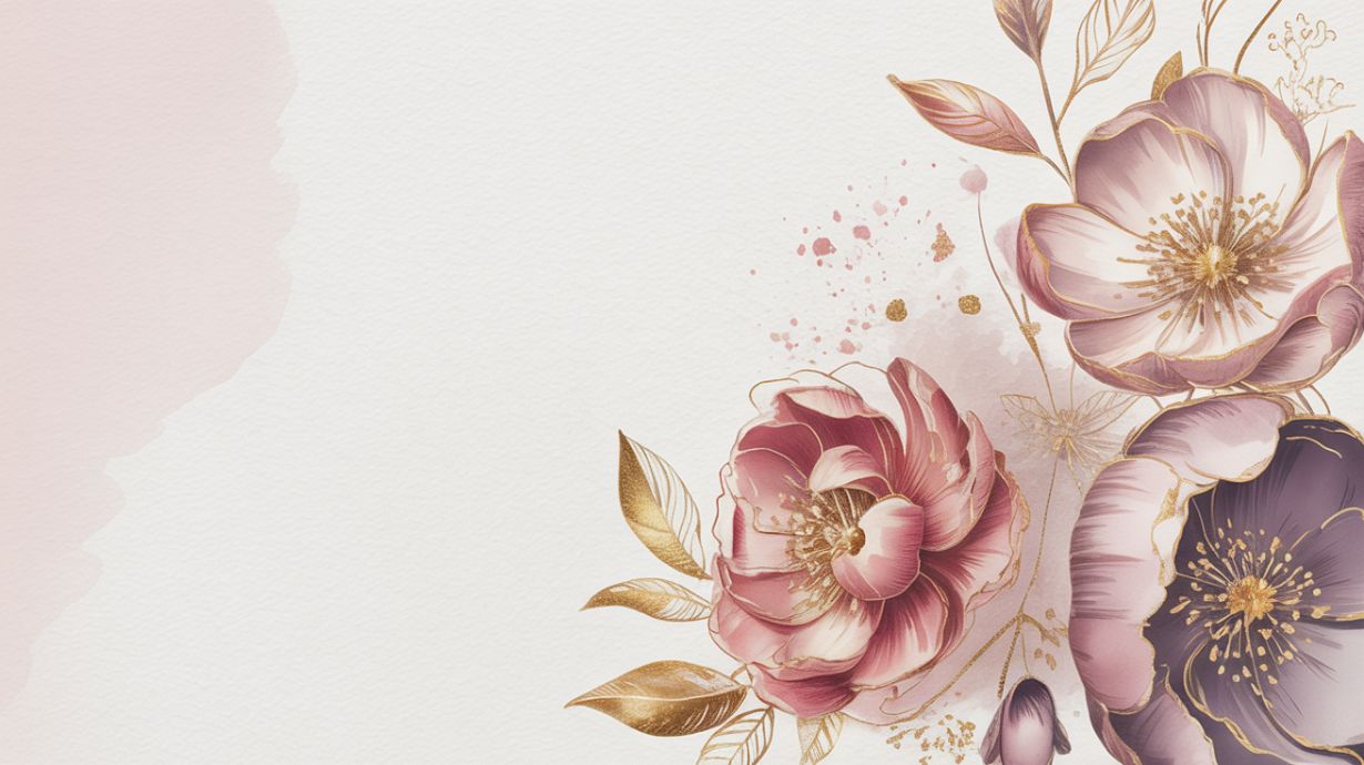 Rosy Dreams - Pink Floral Accent Wall Mural Wallpaper, peel & stick, custom-sized by Recoat