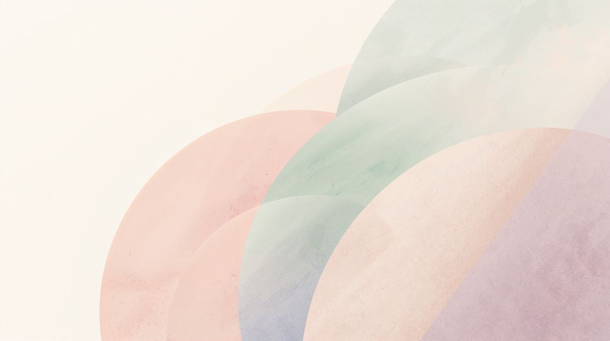 Pastel Arches - Abstract Pattern Accent Wall Mural Wallpaper, peel & stick, custom-sized by Recoat