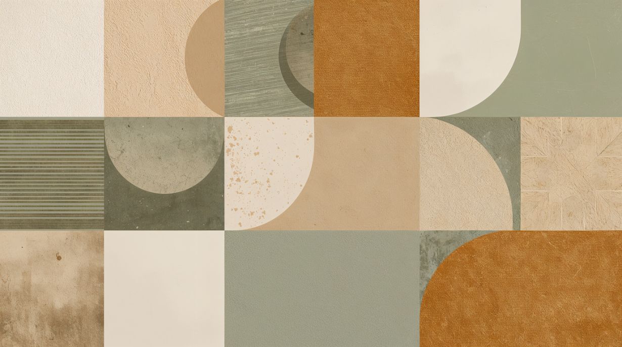 Color Waves - Geometric Abstract Accent Wall Mural Wallpaper