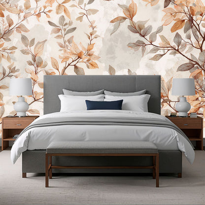 Bohemian Dreams - Botanical Accent Wall Mural Wallpaper, peel & stick, custom-sized by Recoat