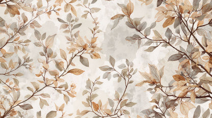 Bohemian Dreams - Botanical Accent Wall Mural Wallpaper, peel & stick, custom-sized by Recoat