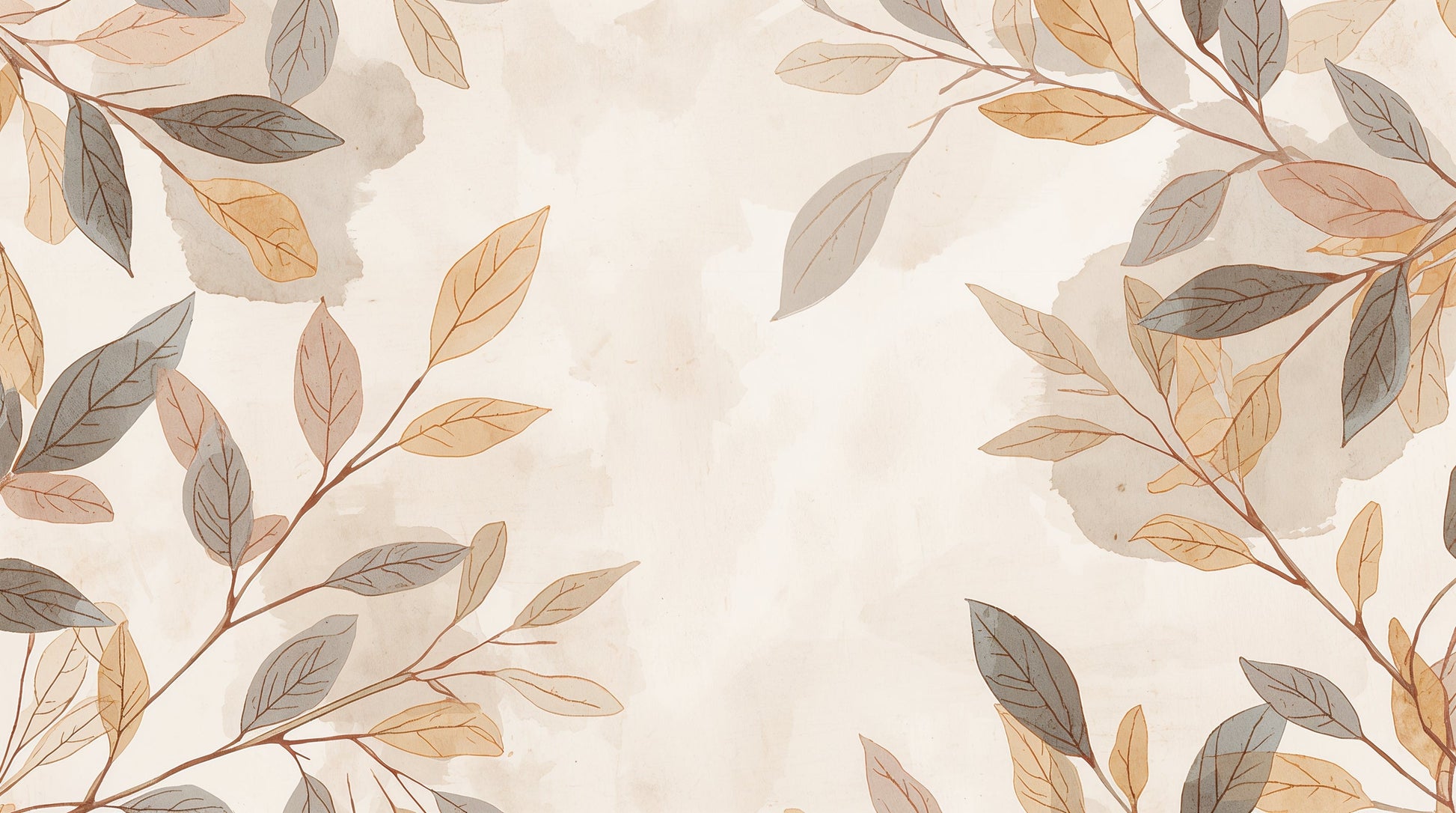 Terracotta Garden - Botanical Wall Decor Mural Wallpaper, peel & stick, custom-sized by Recoat