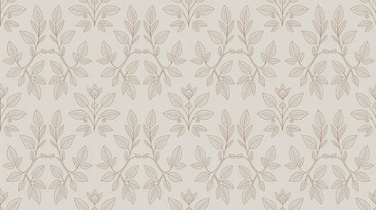 Lace Vines - Ornate Pattern Accent Wall Mural Wallpaper, peel & stick, custom-sized by Recoat