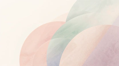 Pastel Arches - Abstract Pattern Accent Wall Mural Wallpaper, peel & stick, custom-sized by Recoat