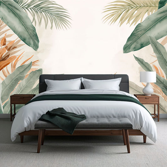 Tropical Canopy - Jungle Landscape Accent Wall Mural Wallpaper, peel & stick, custom-sized by Recoat